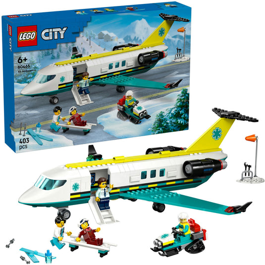 Lego city 60465 ambulancevliegtuig
