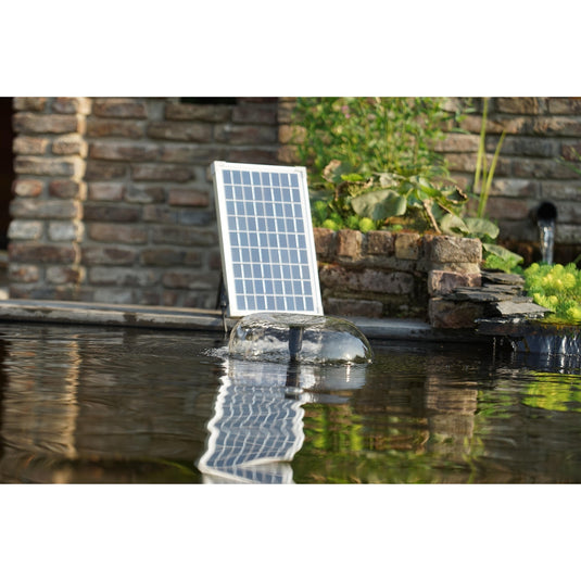 Ubbink solarmax 1000 accu pomp (zwart, incl. solarpaneel, pomp en accu)