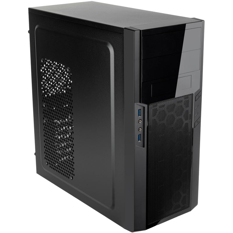 Load image into Gallery viewer, Silverstone sst-ps13b midi tower behuizing (zwart | 2x usb-a)
