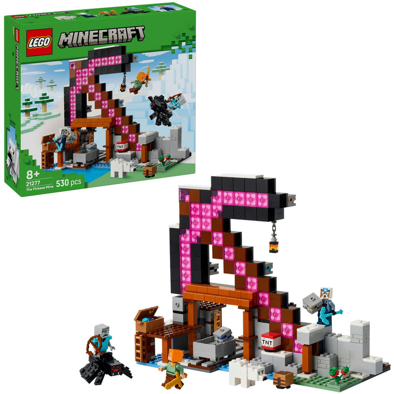 ギャラリービューアに画像をロードする, Lego minecraft de pikhouweelmijn bouwpakket voor kinderen - 21277
