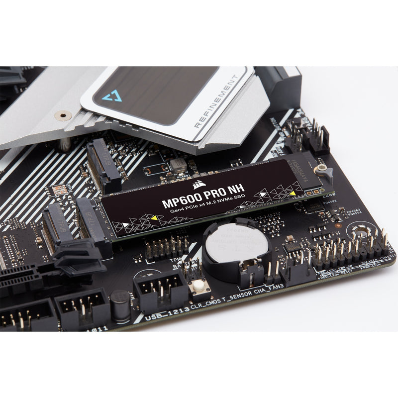 Load image into Gallery viewer, Corsair mp600pro nh pcie 4.0 nvme m.2, 1 tb ssd (cssd-f1000gbmp600pnh, pcie gen 4.0 x4, nvme 1.4, m.2 2280)
