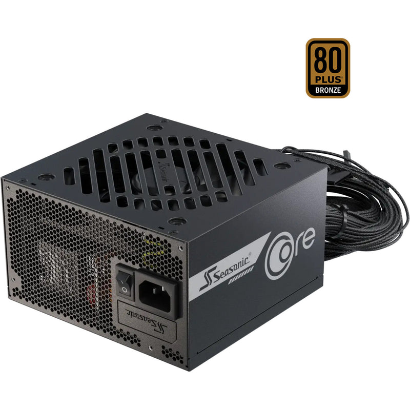 Load image into Gallery viewer, Seasonic core bc-650 atx 3.1 650 watt voeding (zwart, 2x pcie)
