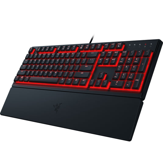 Razer ornata v3 x low profile rgb gaming toetsenbord (zwart, us lay-out (qwerty), membraan, 100%)