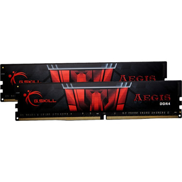 G.skill aegis 32 gb ddr4-3000 (2x 16 gb) werkgeheugen (zwart, f4-3000c16d-32gisb, xmp 2.0)