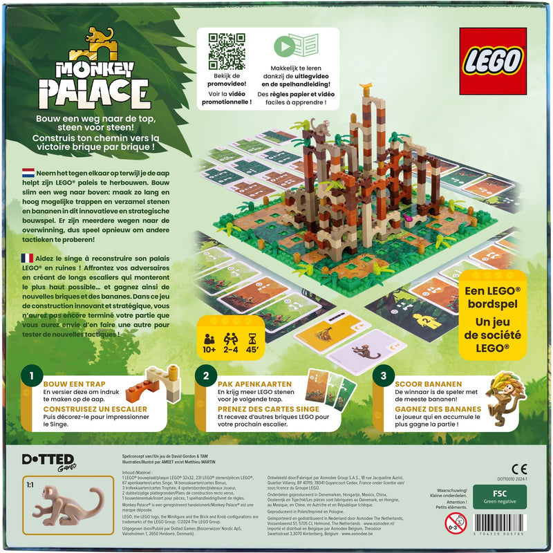 Afbeelding laden in galerijviewer, Asmodee lego monkey palace bordspel
