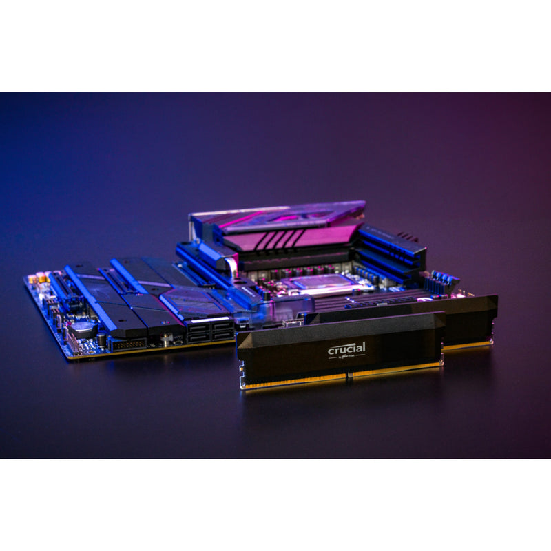 Load image into Gallery viewer, Crucial 32 gb ddr5-6000 (2x 16 gb) dual-kit werkgeheugen (zwart, cp2k16g60c36u5b, pro oc, xmp 3.0, expo)
