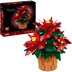 Lego icons kerstster poinsettia - 10370