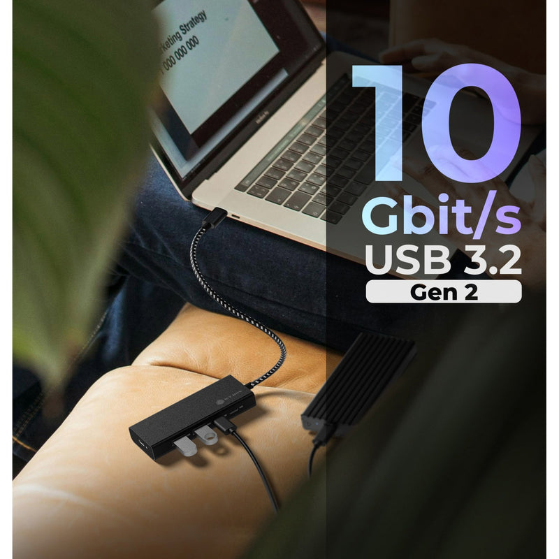 Load image into Gallery viewer, Icy box ib-hub1436-cpd usb-hub (zwart, 2x usb-a, 2x usb-c)
