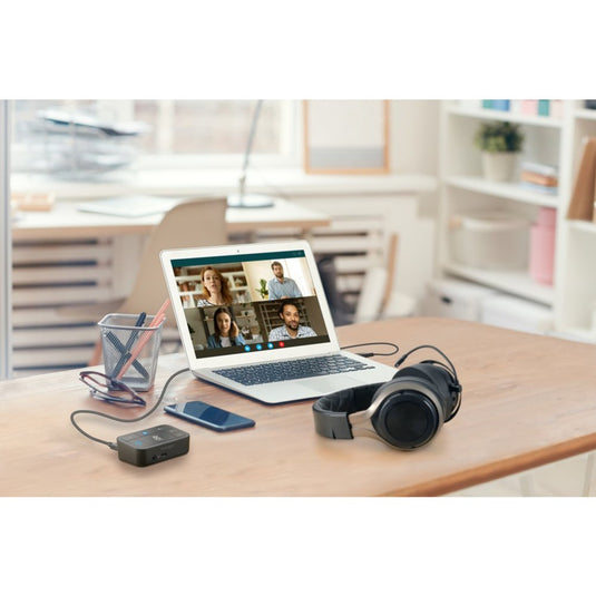Kensington universal 3-in-1 pro audio headset switch (bluetooth, usb, 3,5mm audio)