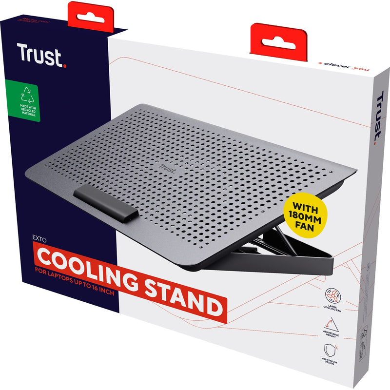 Load image into Gallery viewer, Trust exto laptop cooling stand laptopkoeler (grijs)
