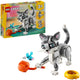 Lego creator 3in1 speelse kat, hond en duif speelgoed voor meisjes en jongens 8 jaar vanaf 31163