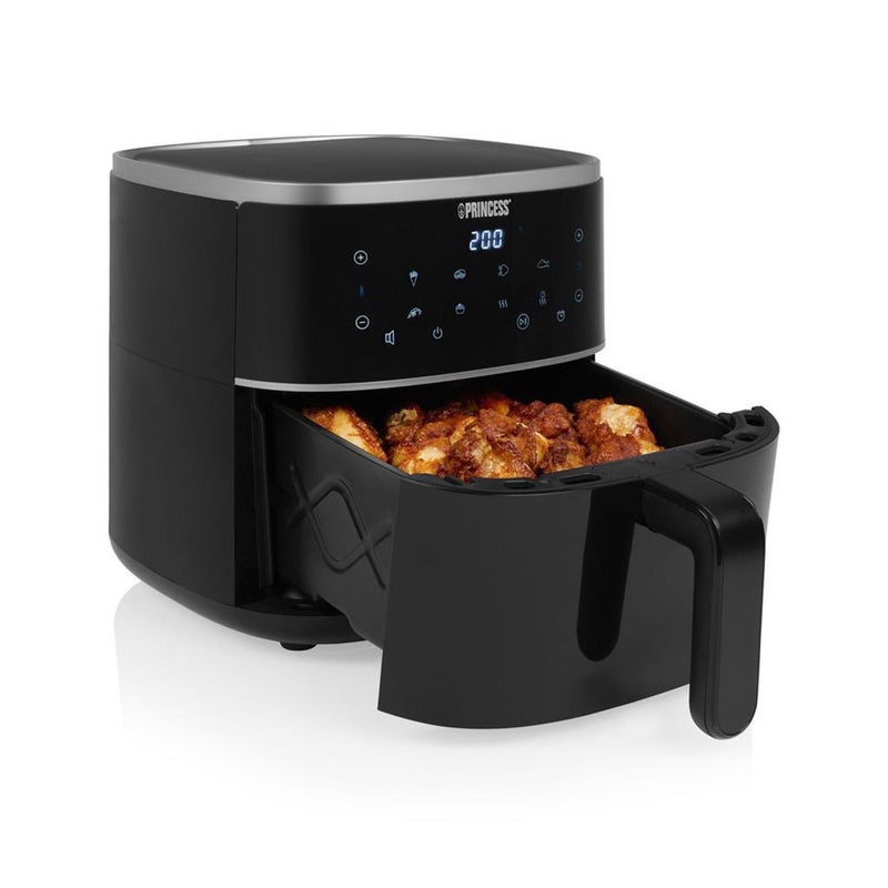 Load image into Gallery viewer, Princess 182238 digitale airfryer 4l heteluchtfriteuse (zwart, 4 liter | hetelucht | verstelbaar airfryer rek | bpa-vrij)
