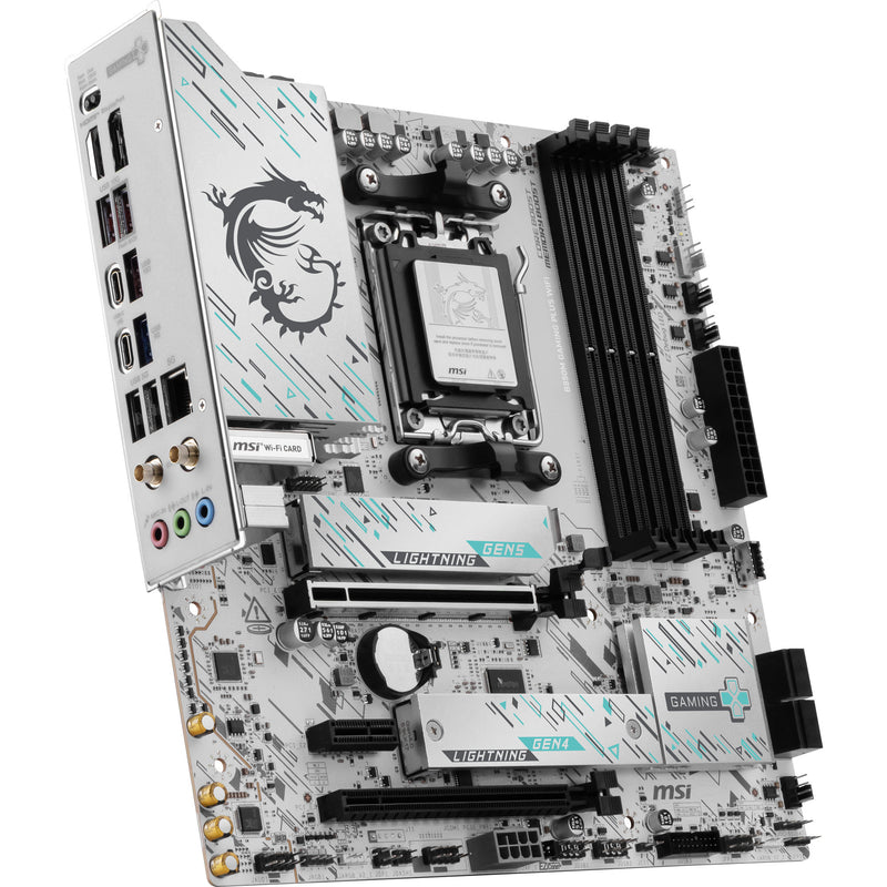 Load image into Gallery viewer, Msi b850m gaming plus wifi socket am5 moederbord (raid, 5gb-lan, wi-fi 7, bt, sound, matx)
