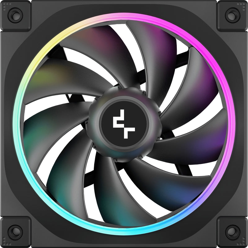 Chargez l'image dans la visionneuse de la galerie, Deepcool fl12 rgb case fan (zwart, 120 x 120 x 25 mm, pwm)
