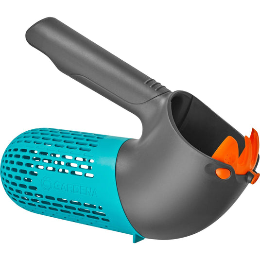 Gardena combisystem bessenplukker set fruitplukker (zwart turquoise, incl. telescoopsteel)