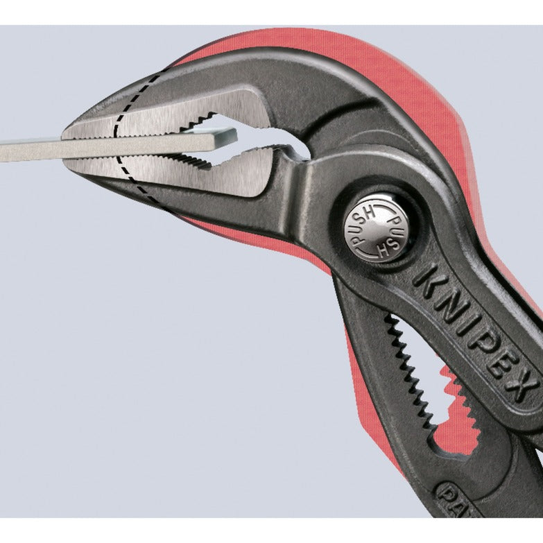 Load image into Gallery viewer, Knipex cobra es waterpomptang 8751250 zweedse- waterpomp-tang (rood, 250 mm)
