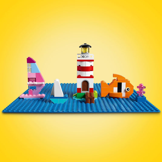 Lego classic blauwe bouwplaat 32x32 bouwbord 11025 blokken