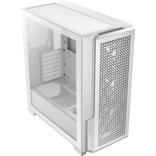 Antec p20c midi tower behuizing (wit | 2x usb-a | 1x usb-c | tempered glass)
