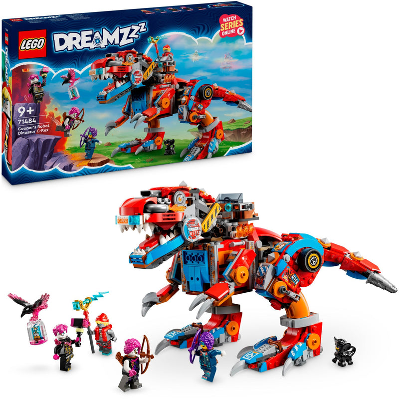 Load image into Gallery viewer, Lego dreamzzz - coopers robotdinosaurus c. rex constructiespeelgoed (71484)

