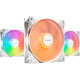 Be quiet! light wings lx pwm high-speed rgb case fans (wit, 3 stuks, 120 x 120 x 25 mm)