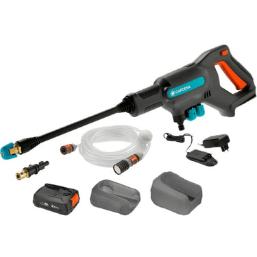 Gardena aquaclean 24 18v p4a - accu hogedrukreiniger - 24 bar - incl. accu en lader