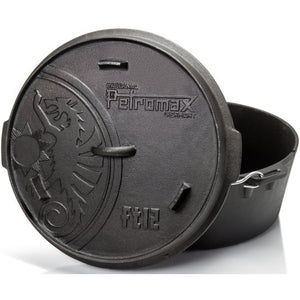 Petromax dutch oven ft12-t kookpan (zwart, 10,8 liter)
