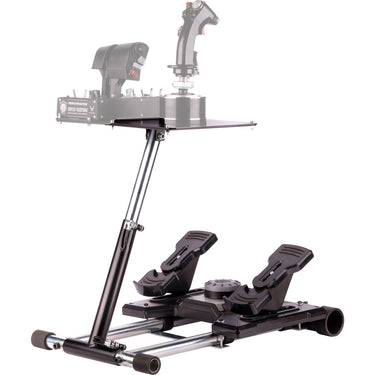 Wheel stand pro deluxe v2 thrustmaster hotas warth houder (zwart, voor thrustmaster hotas warthog, saitek x-55, x52, pro en x65)