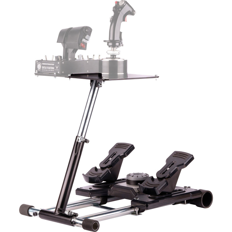 Load image into Gallery viewer, Wheel stand pro deluxe v2 thrustmaster hotas warth houder (zwart, voor thrustmaster hotas warthog, saitek x-55, x52, pro en x65)
