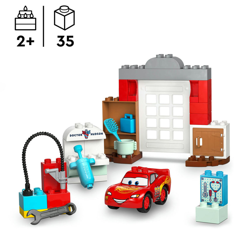 Load image into Gallery viewer, Lego duplo 10456 mcqueens bezoek aan docs garage
