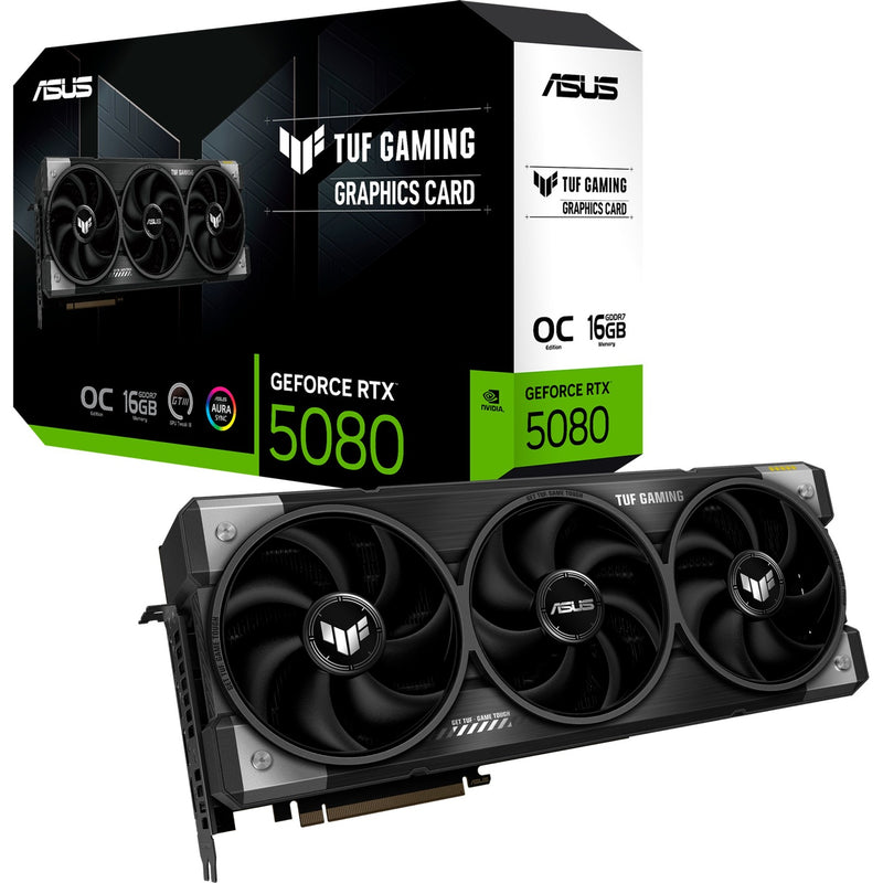 ギャラリービューアに画像をロードする, Asus tuf gaming geforce rtx 5080 oc 16gb grafische kaart (3x displayport, 2x hdmi)
