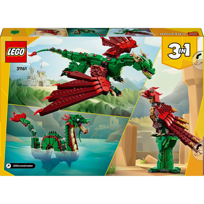 Load image into Gallery viewer, Lego creator 31161 middeleeuwse draak
