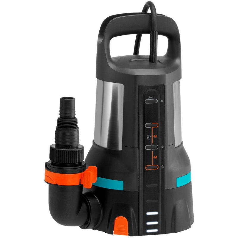 Chargez l'image dans la visionneuse de la galerie, Gardena dompelpomp 11000 aquasensor 450 w rvs zilver zwart

