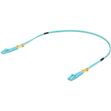 Ubiquiti uisp 10 gbps om3 duplex lc kabel (turquoise, 0,5 meter)