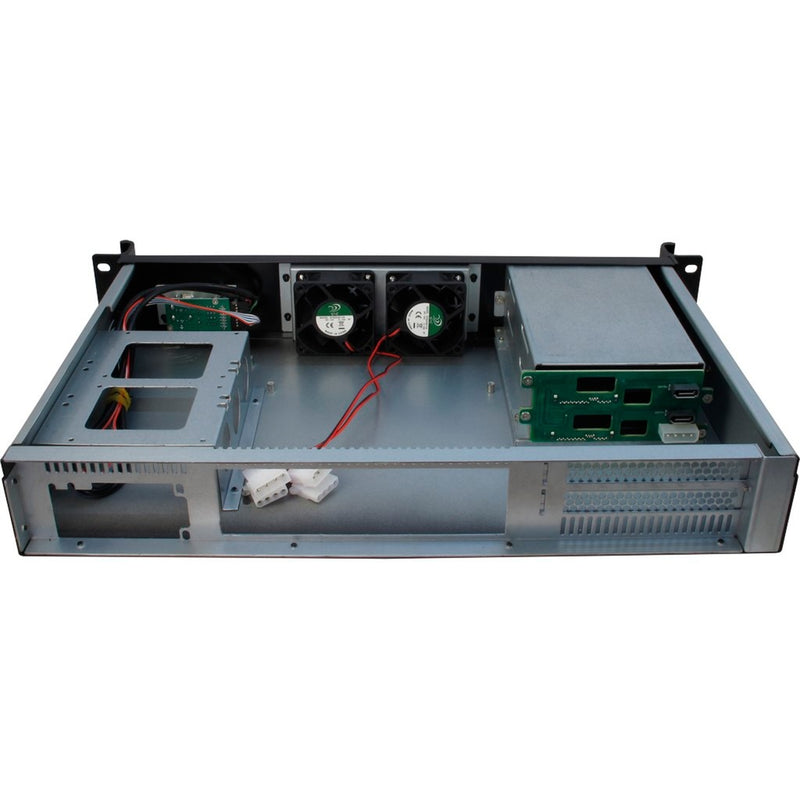 Load image into Gallery viewer, Inter-tech 1.5u-1528l rack behuizing (zwart | 2x usb-a)
