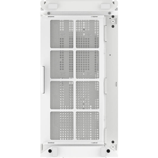 Thermaltake s370 ws snow midi tower behuizing (wit | 2x usb-a | 1x usb-c | tempered glass)