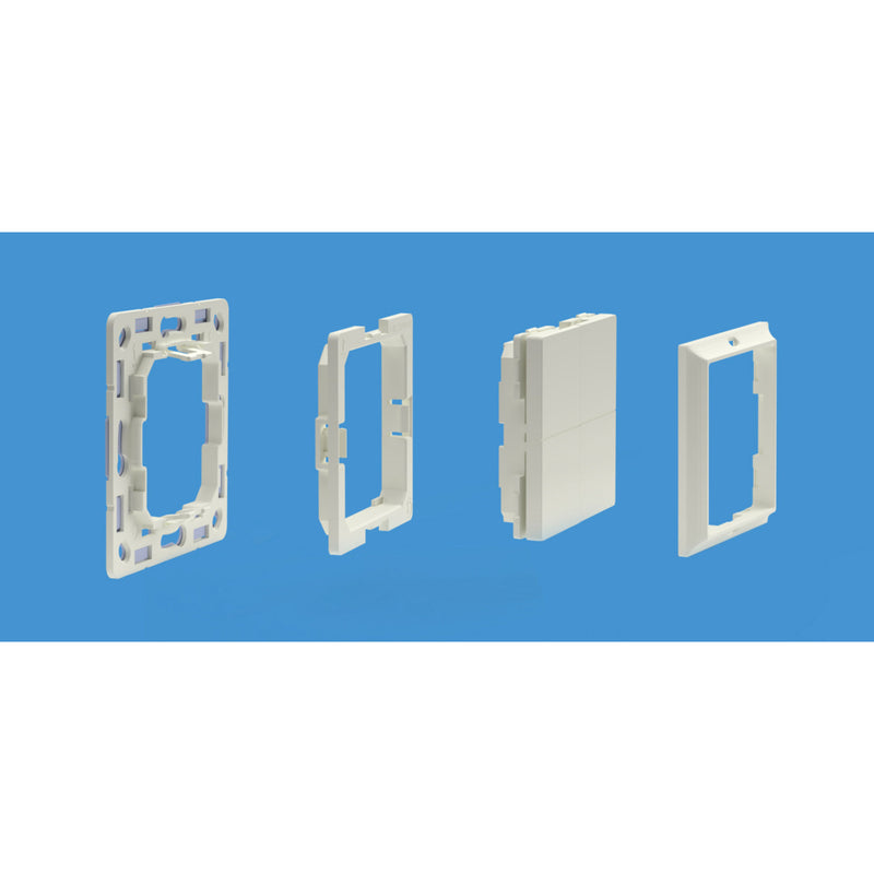 Load image into Gallery viewer, Shelly blu wall switch 4 + legrand adapter schakelaar (wit, bluetooth 4.2)
