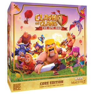 Asmodee clash of clans: the epic raid bordspel (engels, 2 - 4 spelers, 45 - 90 minuten, vanaf 12 jaar)