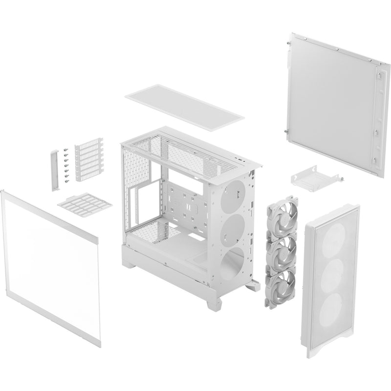 Chargez l'image dans la visionneuse de la galerie, Fractal design pop 2 air rgb midi tower behuizing (wit | 1x usb-a | 1x usb-c | rgb | tempered glass)
