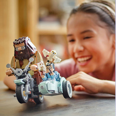 Lego harry potter™ hagrid™ en harry's rit op de motor magisch - 76443