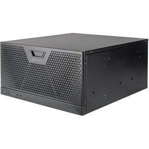 Silverstone rm51 rack behuizing (zwart | 5u | 2x usb-a | 1x usb-c)