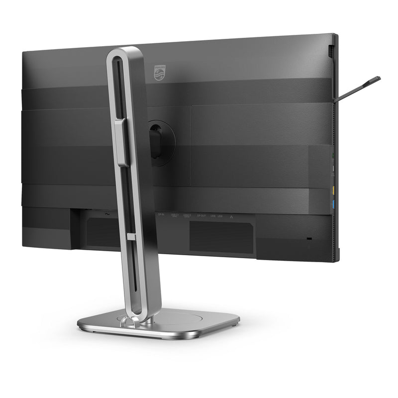 Cargue la imagen en el visor de la galería, Philips 24b2g5301 23.8 monitor (zilver zwart, vga, hdmi, displayport, usb-c, lan, audio, 100 hz)
