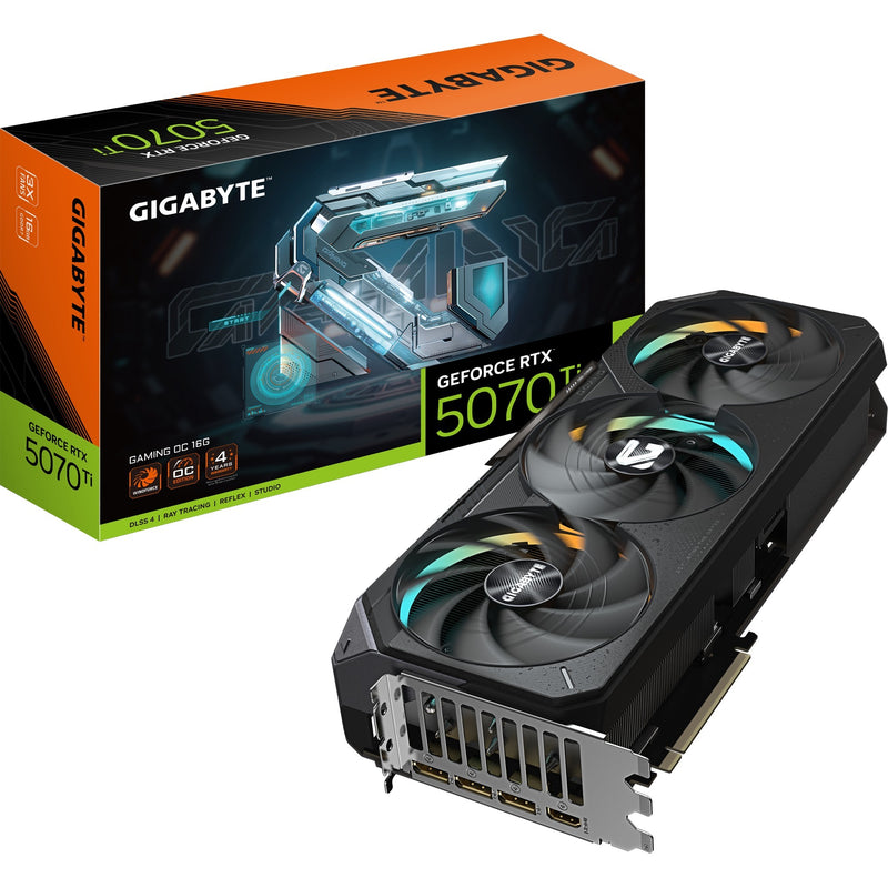 Afbeelding laden in galerijviewer, Gigabyte gv-n507tgaming oc-16gd geforce rtx 5070 ti gaming oc 16g, 16gb, gddr7, 256bit, pcie 5.0
