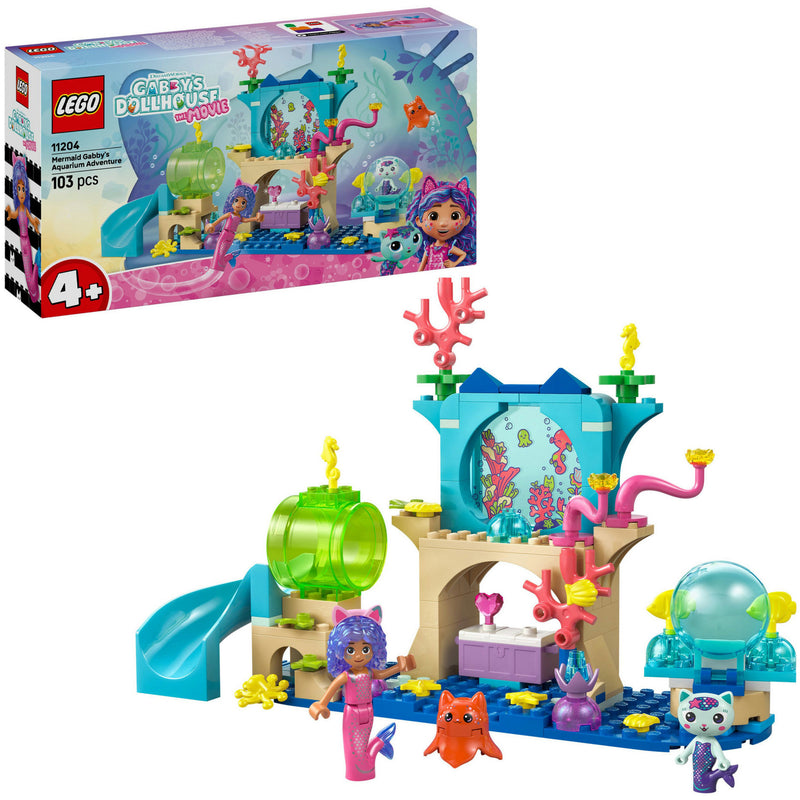 Load image into Gallery viewer, Lego gabby's poppenhuis - zeemeermin gabby's aquariumavontuur constructiespeelgoed (11204)
