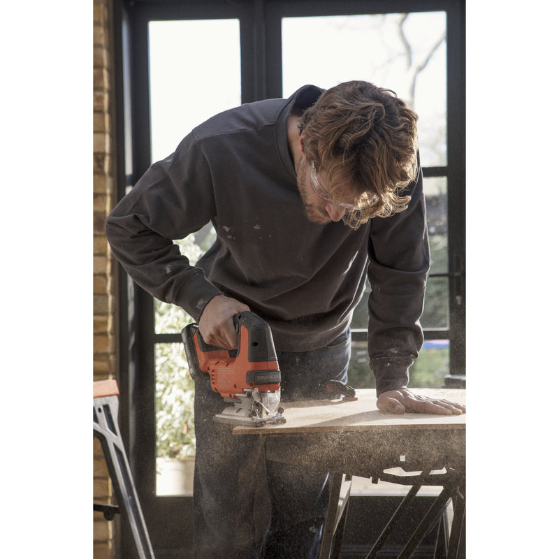 Load image into Gallery viewer, Black+decker blcjs78n-xj 18v decoupeerzaag (zwart oranje, accu en oplader niet inbegrepen)
