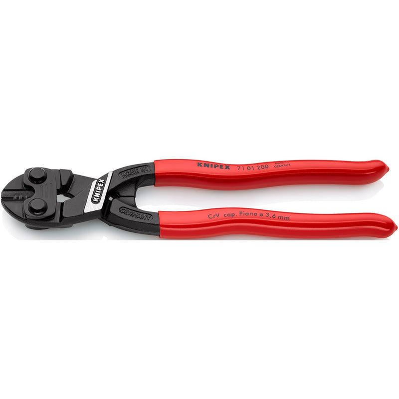 Load image into Gallery viewer, Knipex cobolt gebogen betonschaar 71 01 200 kniptang (middensnijder)
