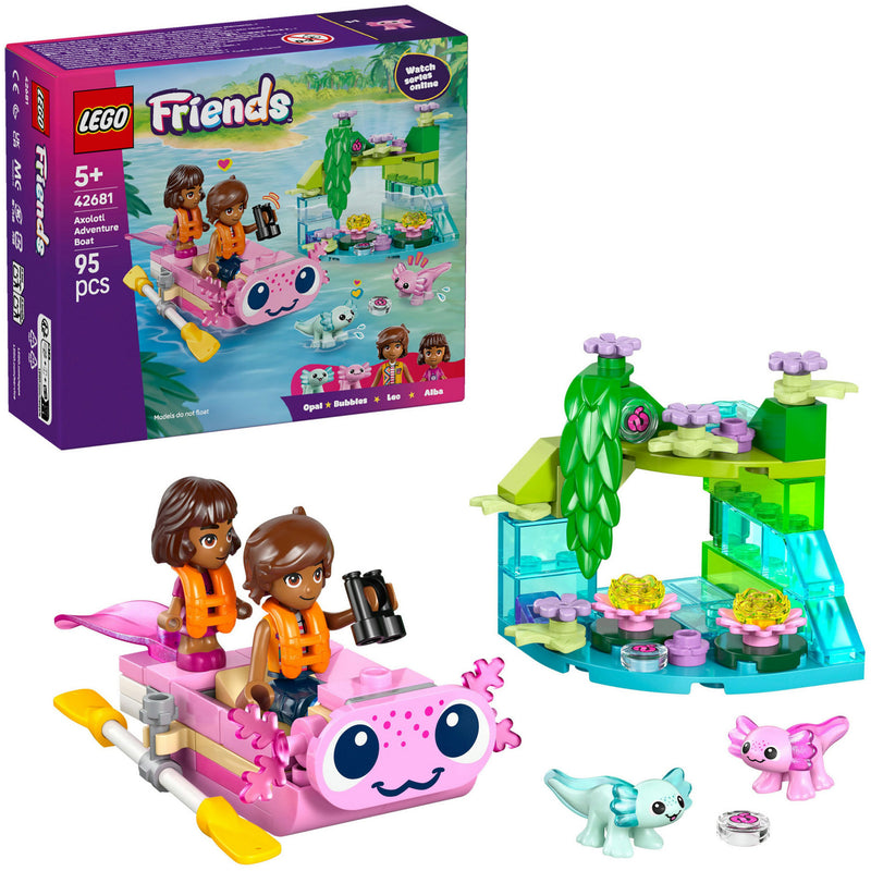 Chargez l'image dans la visionneuse de la galerie, Lego friends axolotl avontuur boot bouwset - speelgoed - 42681
