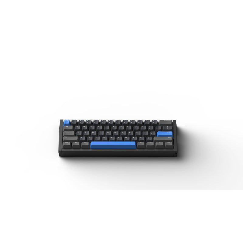 Load image into Gallery viewer, Iqunix ez60 magnetic switch gaming he keyboard (zwart, us lay-out (qwerty), gateron star trail, 60%, rgb, double shot pbt keycaps)
