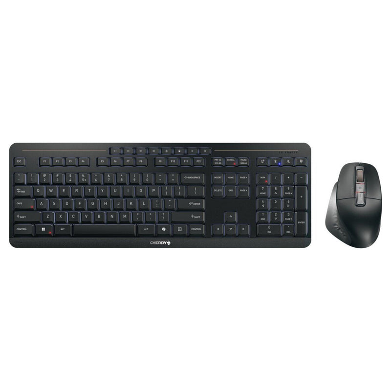 Load image into Gallery viewer, Cherry stream desktop ultimate draadloze desktopset (zwart, us lay-out (qwerty), sx-schaartechnologie, 100%, 4000 dpi, white leds, abs, 2.4 ghz bluetooth usb)
