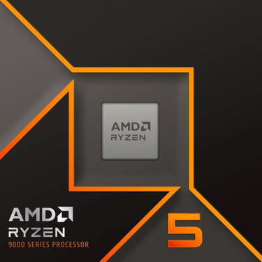 Amd ryzen 5 9600x, 3,9 ghz (5,4 ghz turbo boost) socket am5 processor (unlocked, boxed)