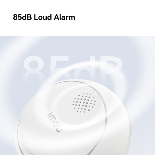 Imou slimme rookmelder - zsm1 bundel (wit, 3 stuks + zg2s smart gateway, zigbee)
